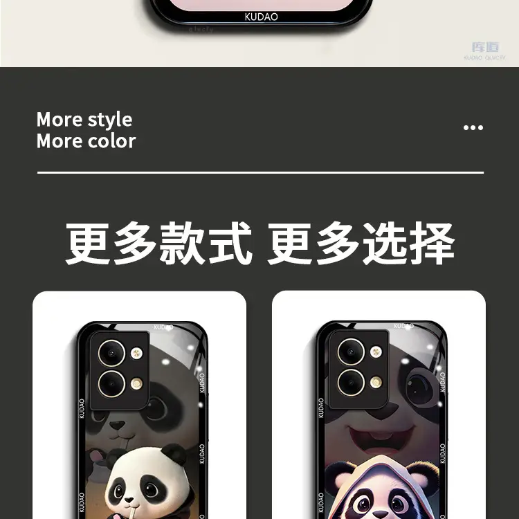 Panda-themed Anti-Scratch Phone Case for OPPO — feature 11