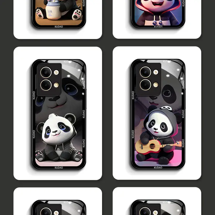 Panda-themed Anti-Scratch Phone Case for OPPO — feature 12