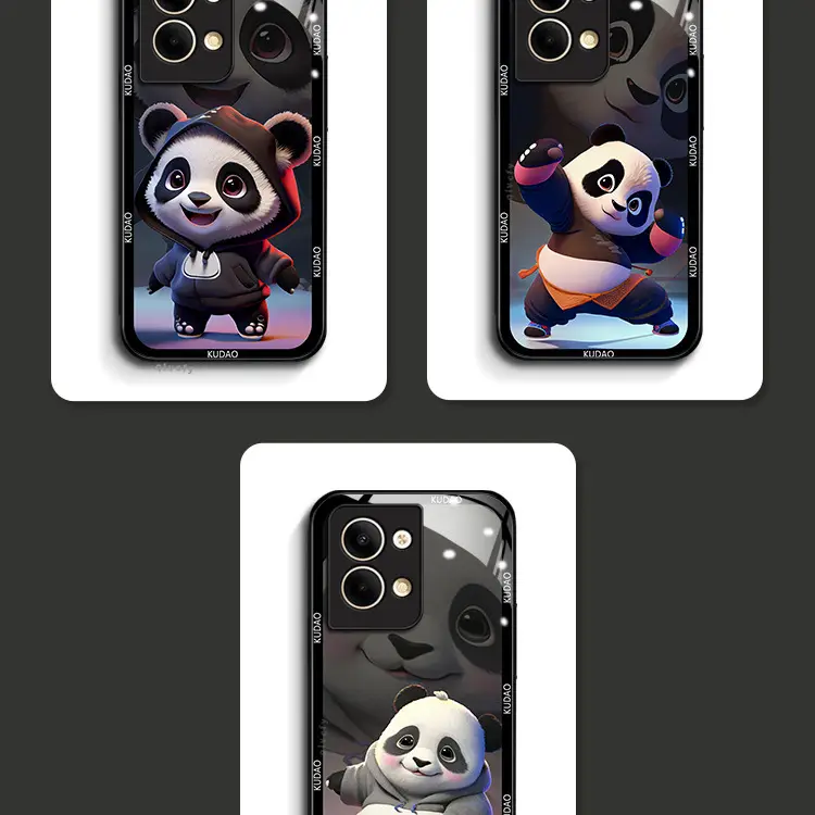 Panda-themed Anti-Scratch Phone Case for OPPO — feature 13