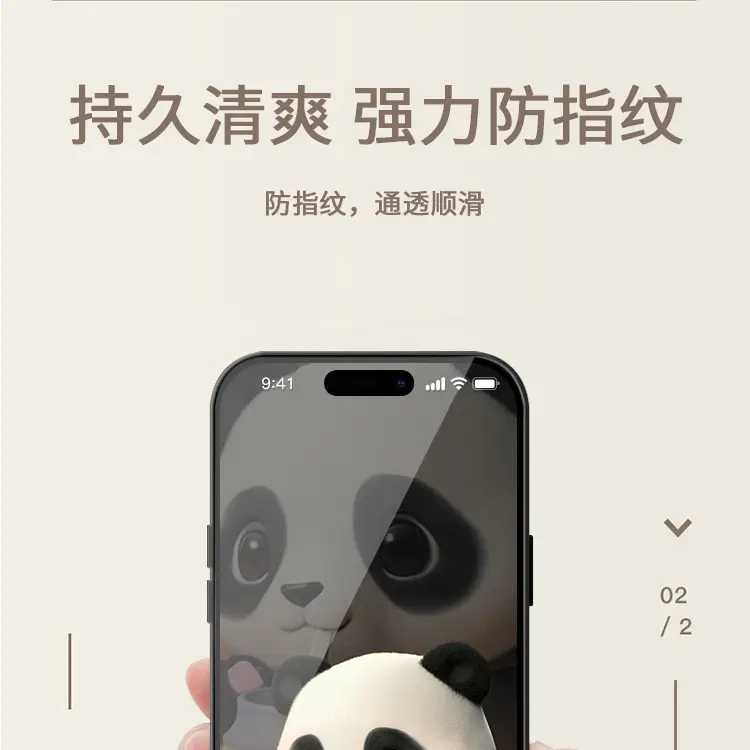 Panda-themed Anti-Scratch Phone Case for OPPO — feature 5