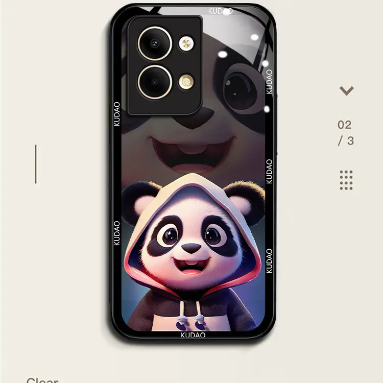 Panda-themed Anti-Scratch Phone Case for OPPO — feature 7