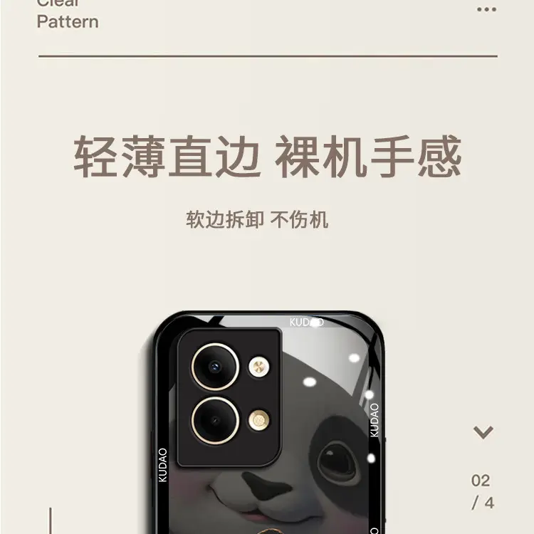 Panda-themed Anti-Scratch Phone Case for OPPO — feature 8