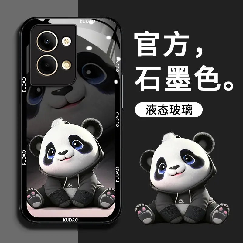 Panda-themed Anti-Scratch Phone Case for OPPO - Image 4