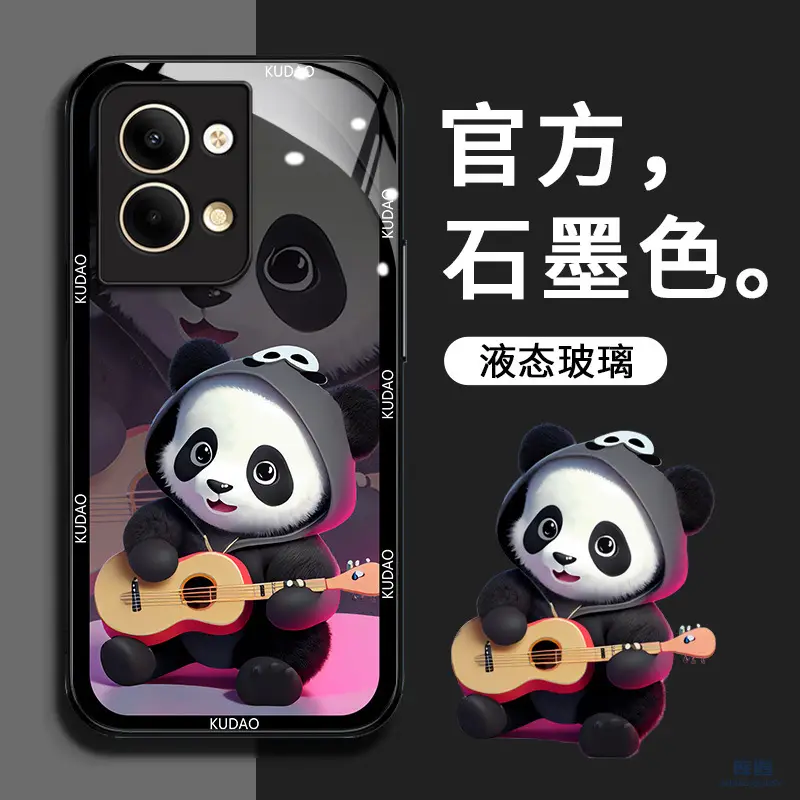 Panda-themed Anti-Scratch Phone Case for OPPO - Image 5