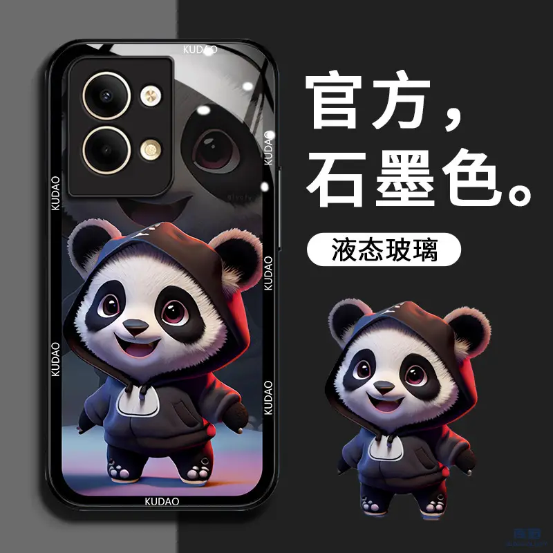 Panda-themed Anti-Scratch Phone Case for OPPO - Image 6