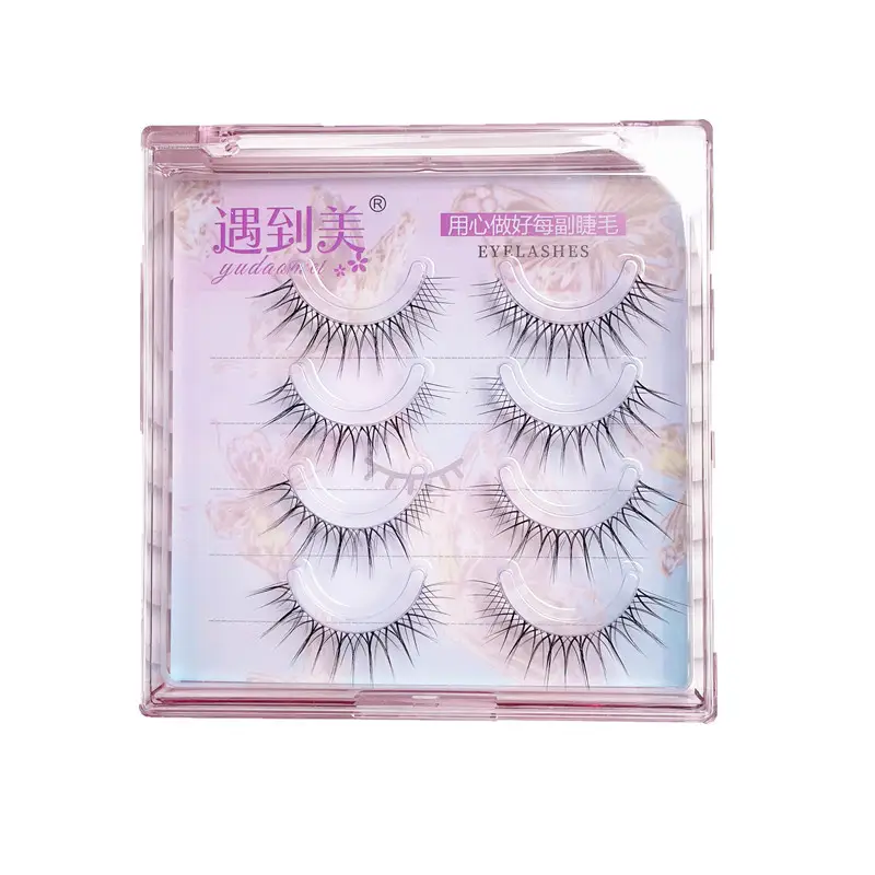 False Eyelashes Flying U-Shaped Transparent Stem False Lashes - Image 5