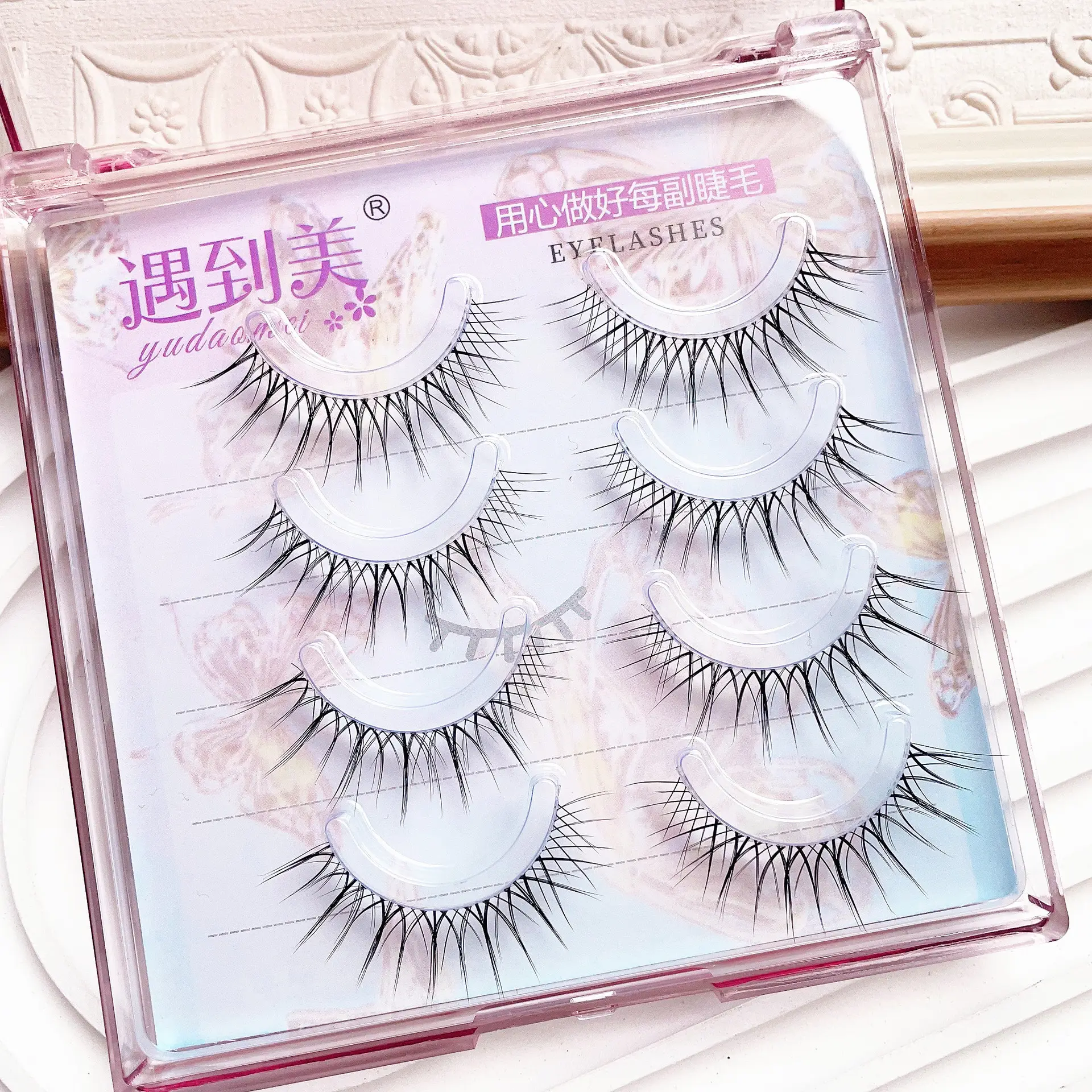 False Eyelashes Flying U-Shaped Transparent Stem False Lashes — feature 5