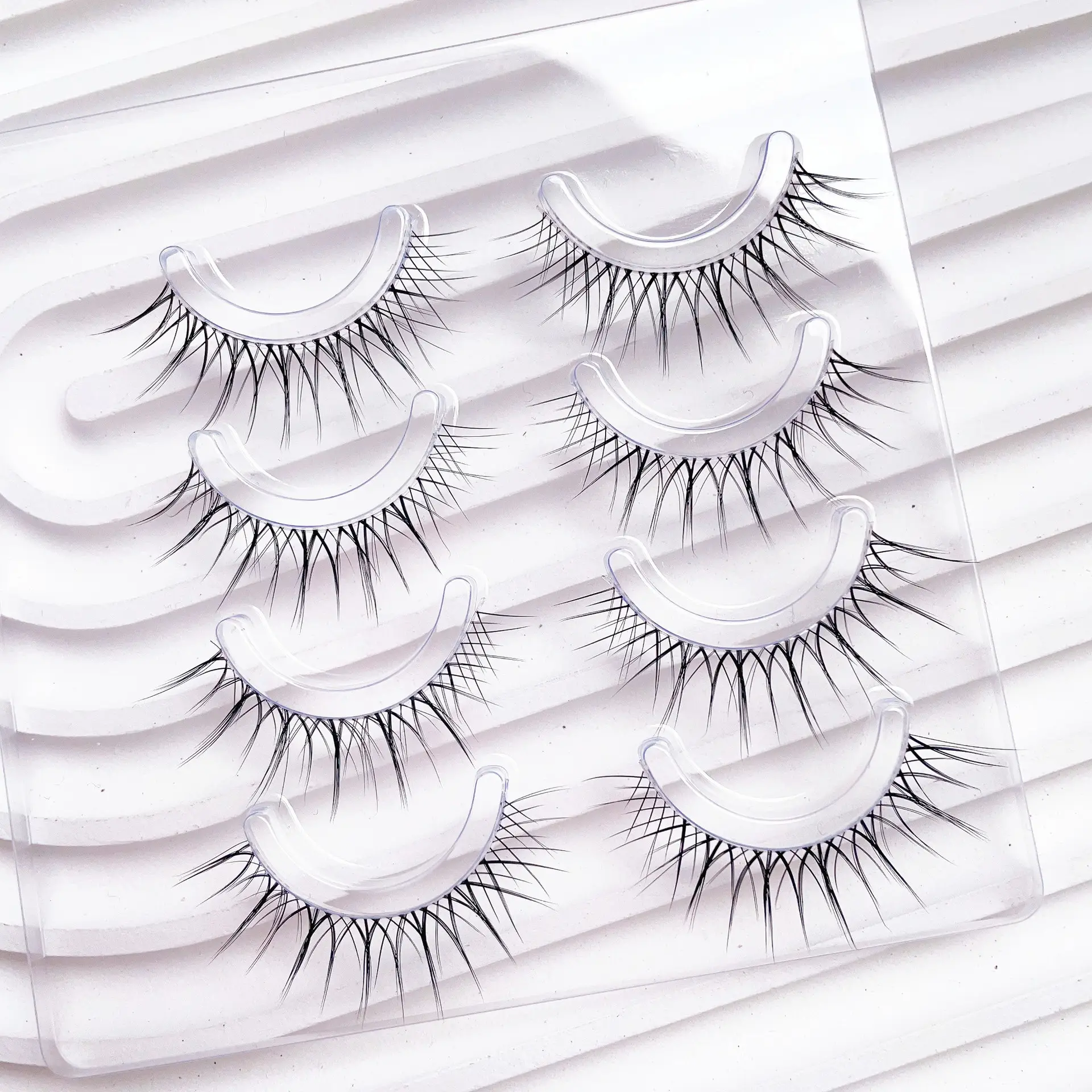 False Eyelashes Flying U-Shaped Transparent Stem False Lashes — feature 6