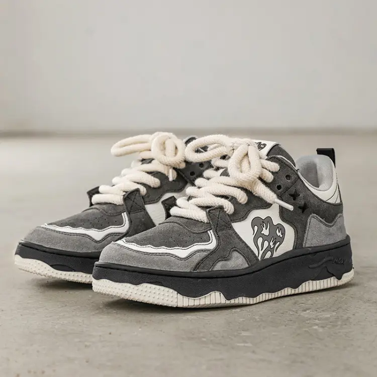 Women's Flaming Mountain Casual Sneakers Black Grey — feature 7
