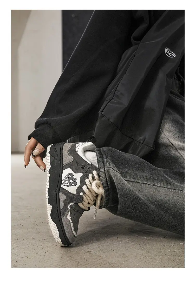 Women's Flaming Mountain Casual Sneakers Black Grey — feature 3