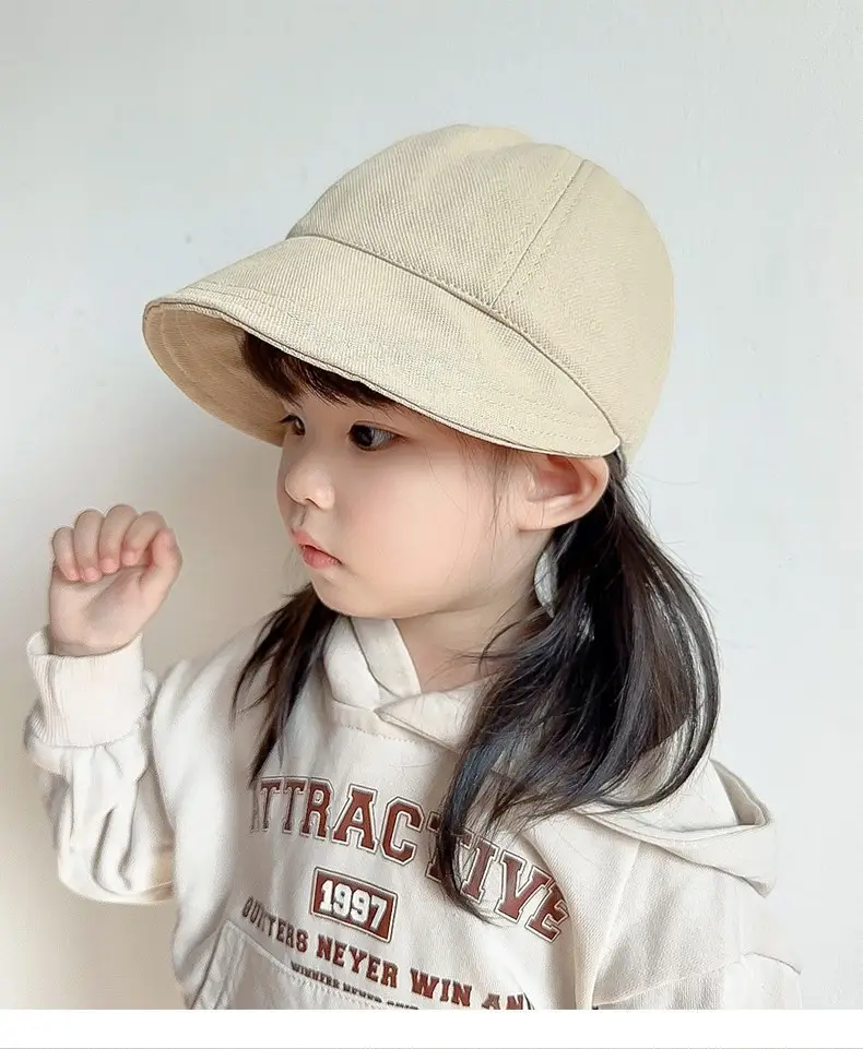 Red Soft Fisherman Hat for Girls Baby Cap — feature 7