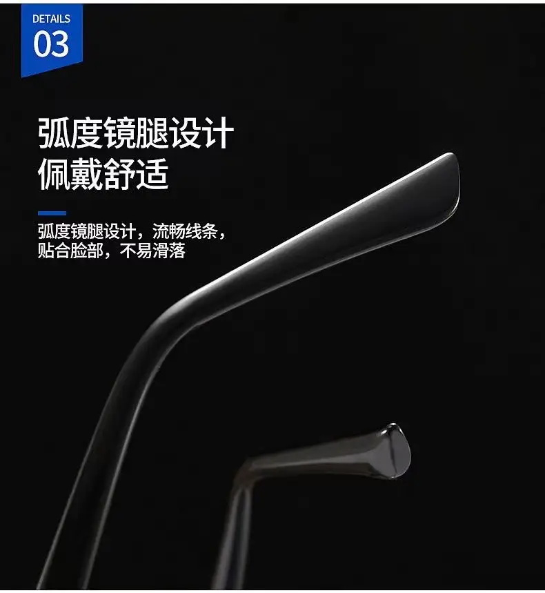 Men Polarized Sunglasses Black Silver Frame Anti-UV — feature 8