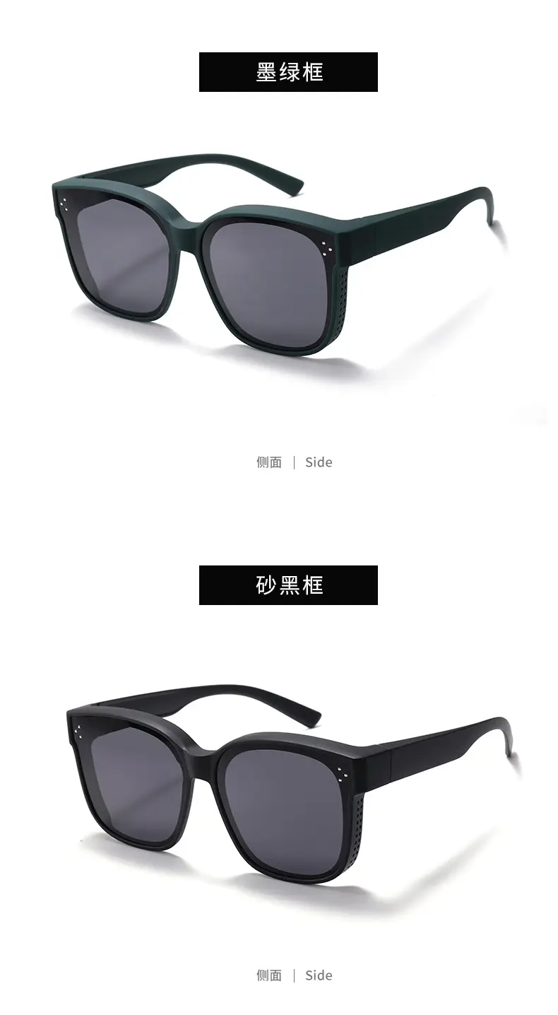 Unisex Polarized Sunglasses UV Protection Black β feature 14