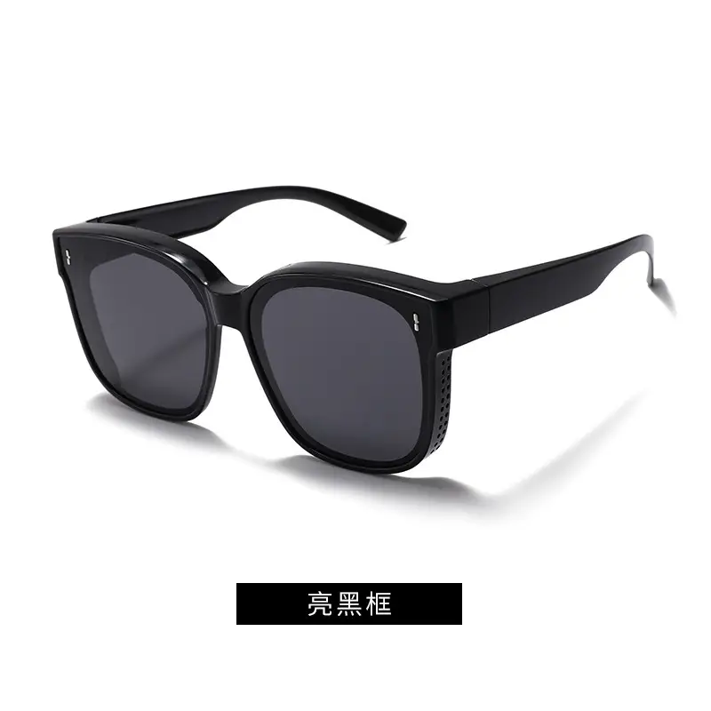 Unisex Polarized Sunglasses UV Protection Black - Image 7