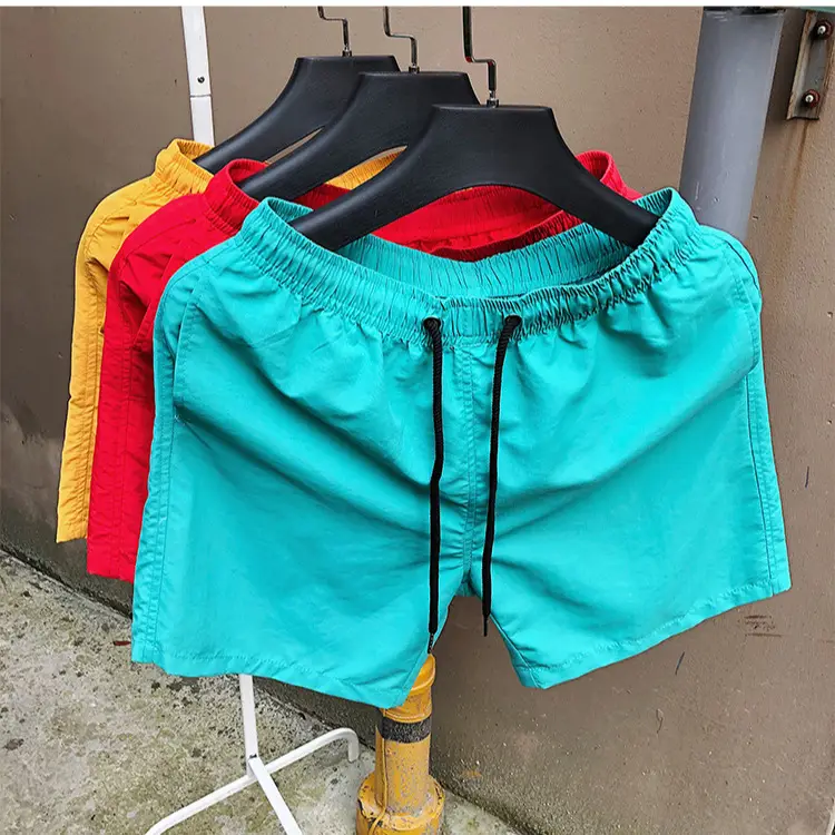 Men Drawstring Shorts Black Casual Summer Wear