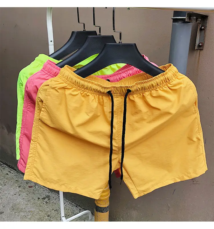 Men Drawstring Shorts Black Casual Summer Wear — feature 14