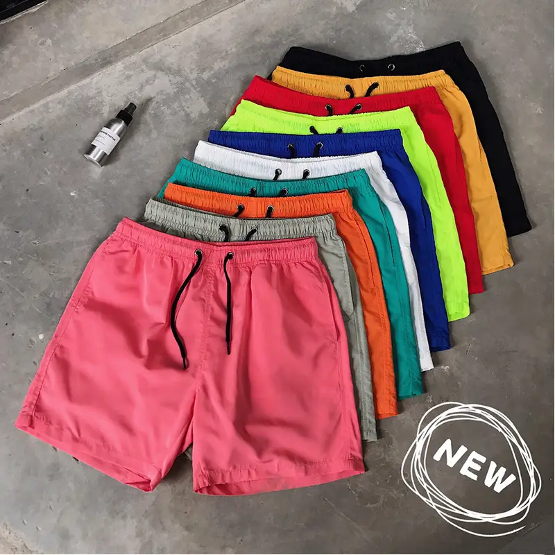 Men Drawstring Shorts Black Casual Summer Wear — feature 2