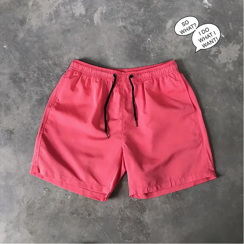 Men Drawstring Shorts Black Casual Summer Wear — feature 22
