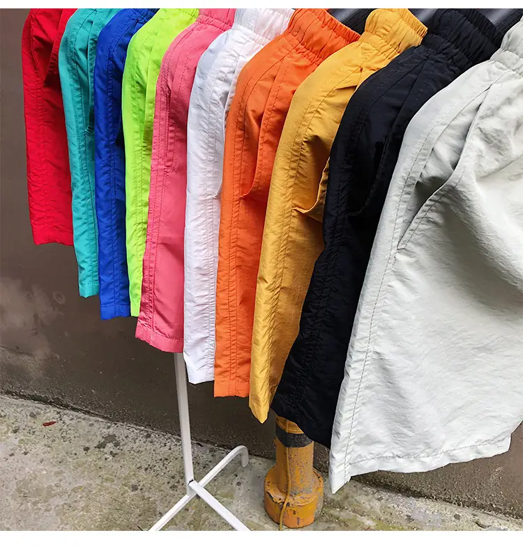 Men Drawstring Shorts Black Casual Summer Wear — feature 8