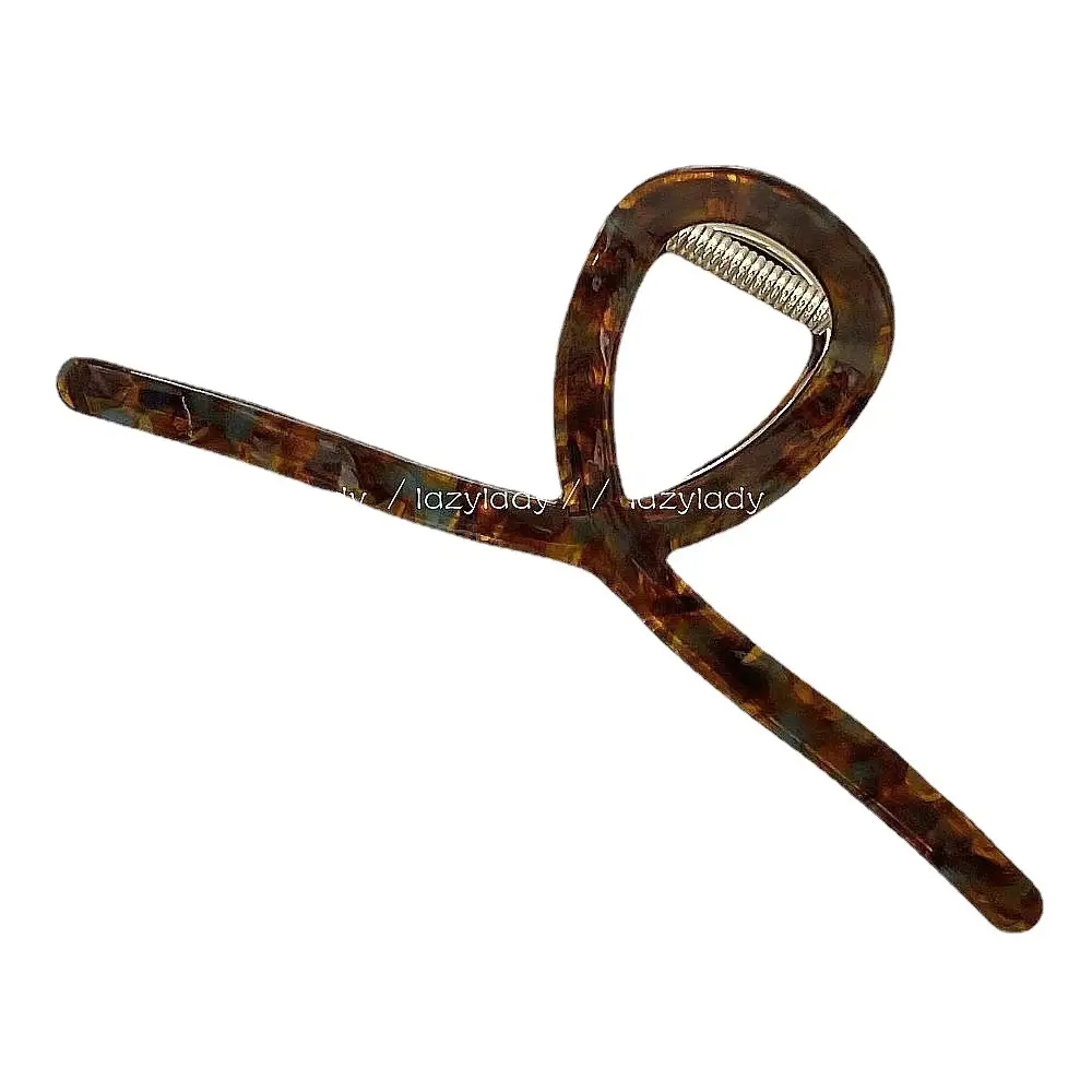 Retro French Acetate Shark Clip for Women - Image 10