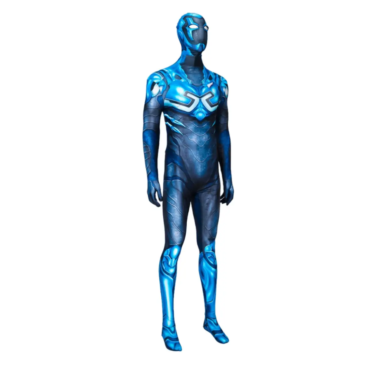 Marvel DC New Blue Beetle Tight Blue Suit Cosplay - Image 3