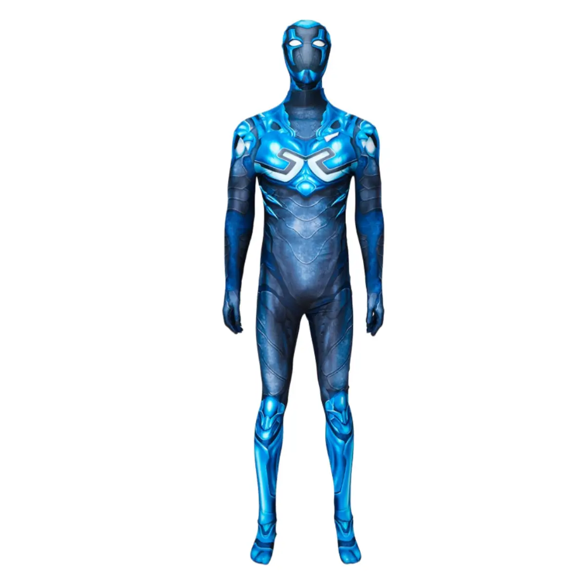 Marvel DC New Blue Beetle Tight Blue Suit Cosplay - Image 5