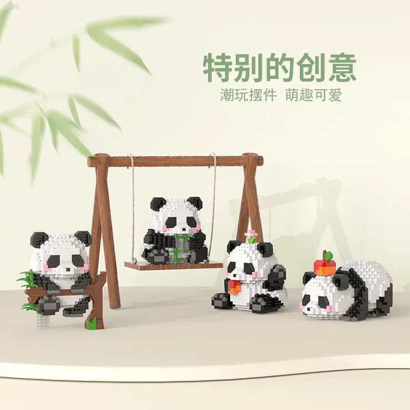 Chinese Panda Micro Part Blocks for Kids - Image 9