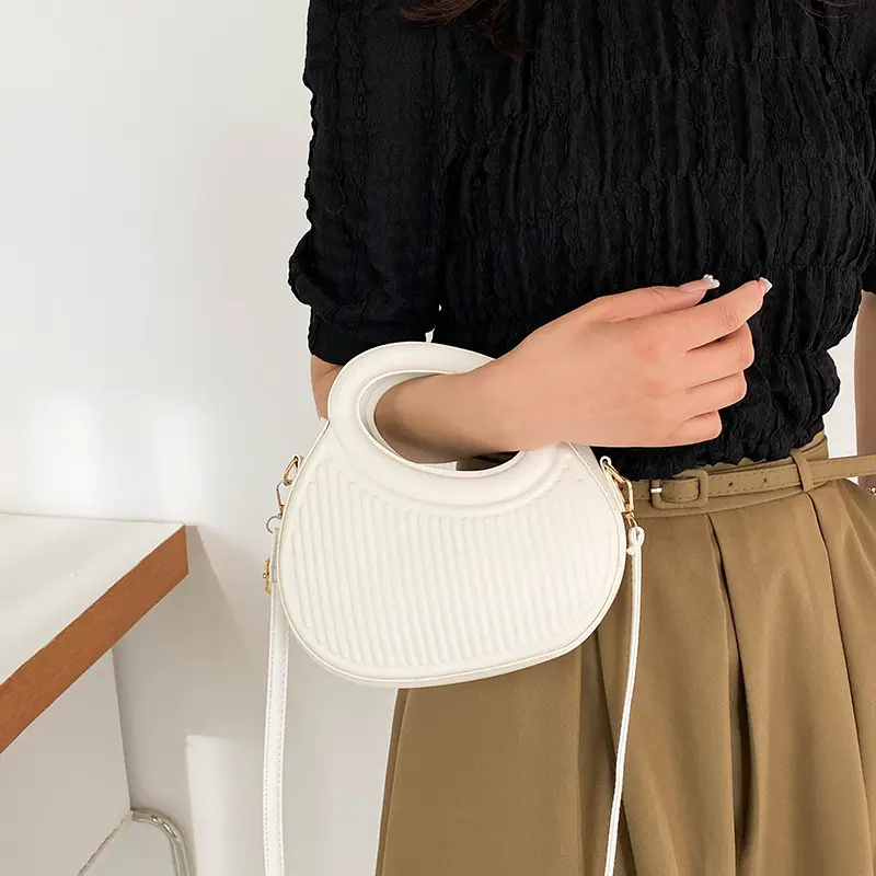2023 Green Pleated Crossbody Bag for Women - Image 7