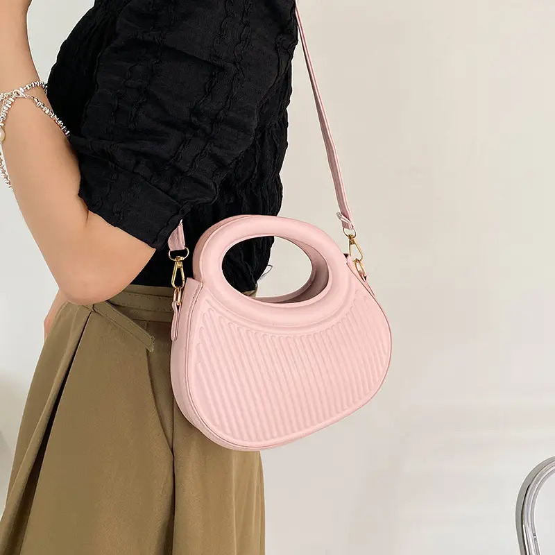 2023 Green Pleated Crossbody Bag for Women - Image 8