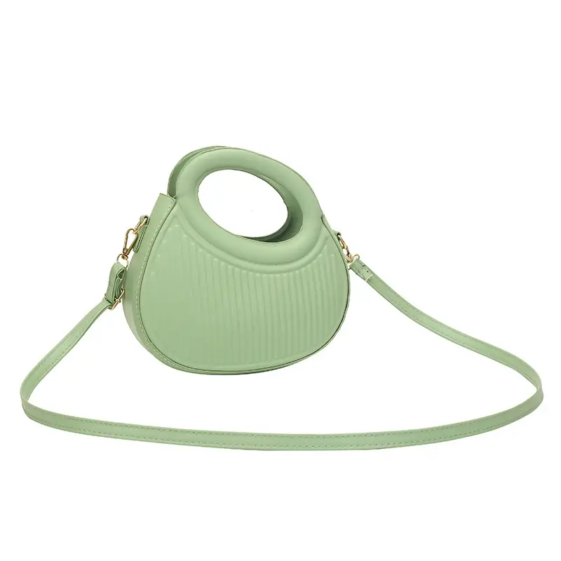 2023 Green Pleated Crossbody Bag for Women - Image 10
