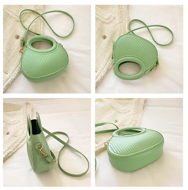2023 Green Pleated Crossbody Bag for Women — feature 10