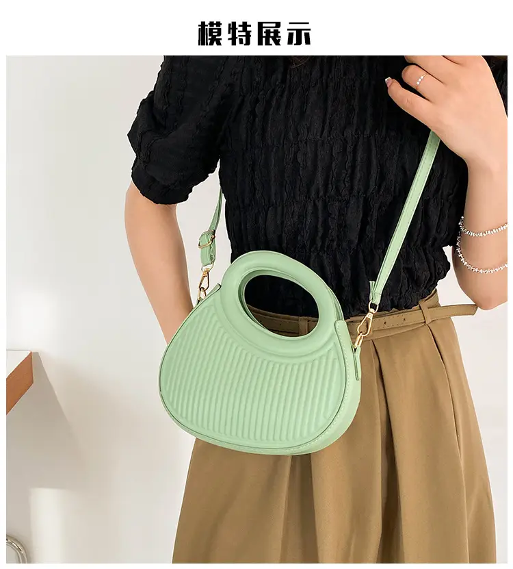 2023 Green Pleated Crossbody Bag for Women — feature 11