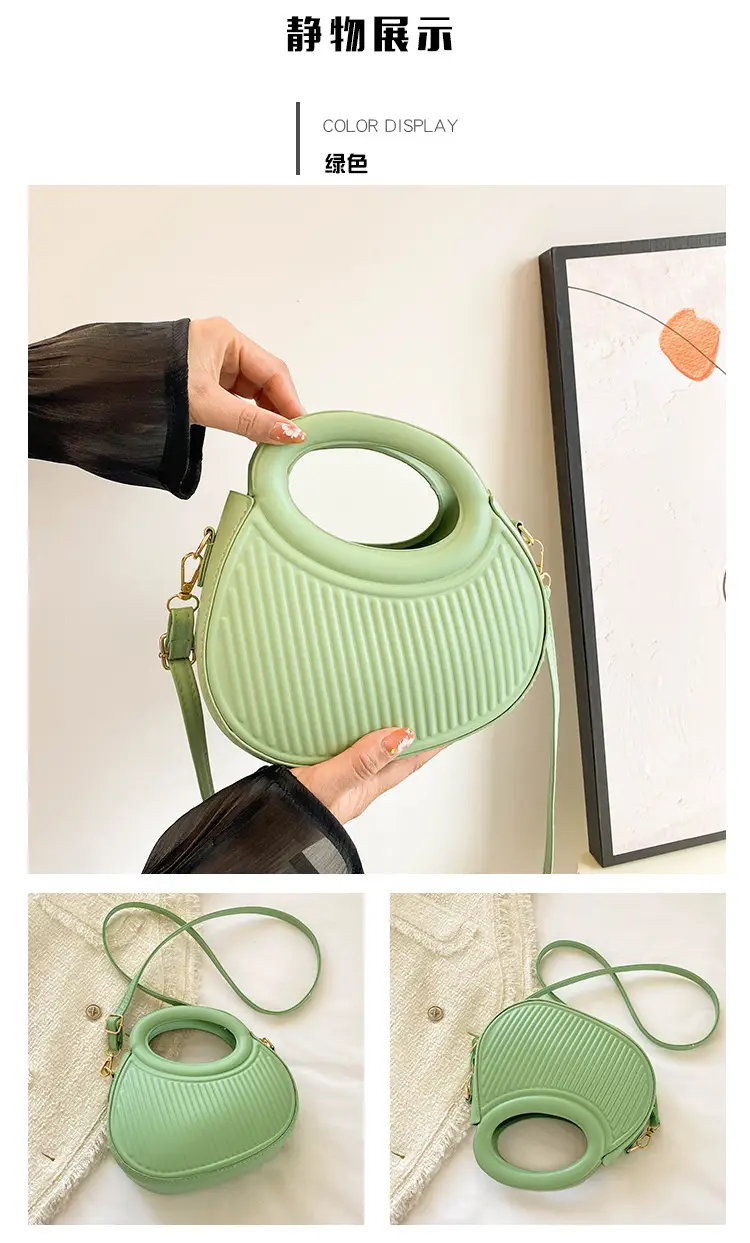 2023 Green Pleated Crossbody Bag for Women — feature 21