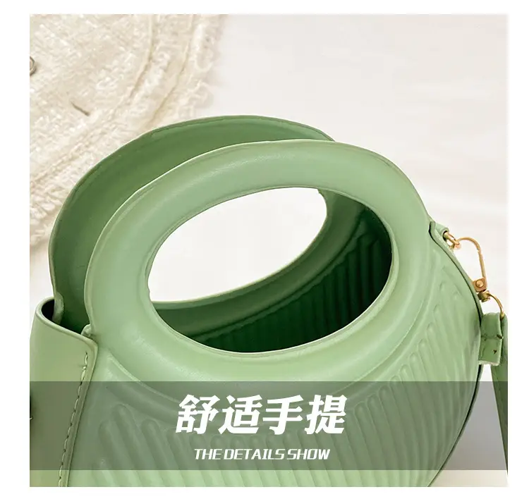 2023 Green Pleated Crossbody Bag for Women — feature 4