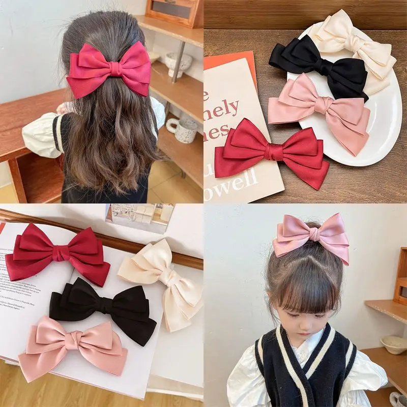 Children's Bow Hairpin for Girls Women Back of Head Sweet Cute - Image 7