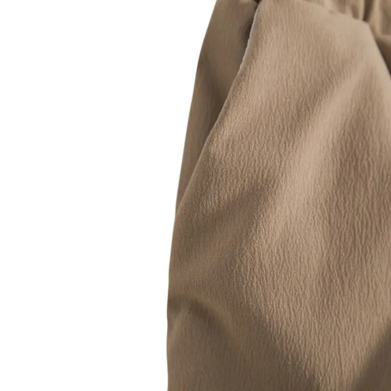 2023 New Men's Gray Cotton Linen Shorts — feature 33