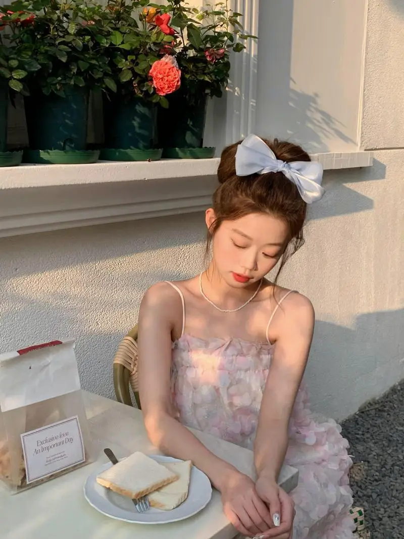 Summer Cream Bow Hairpin for Girls - Image 8