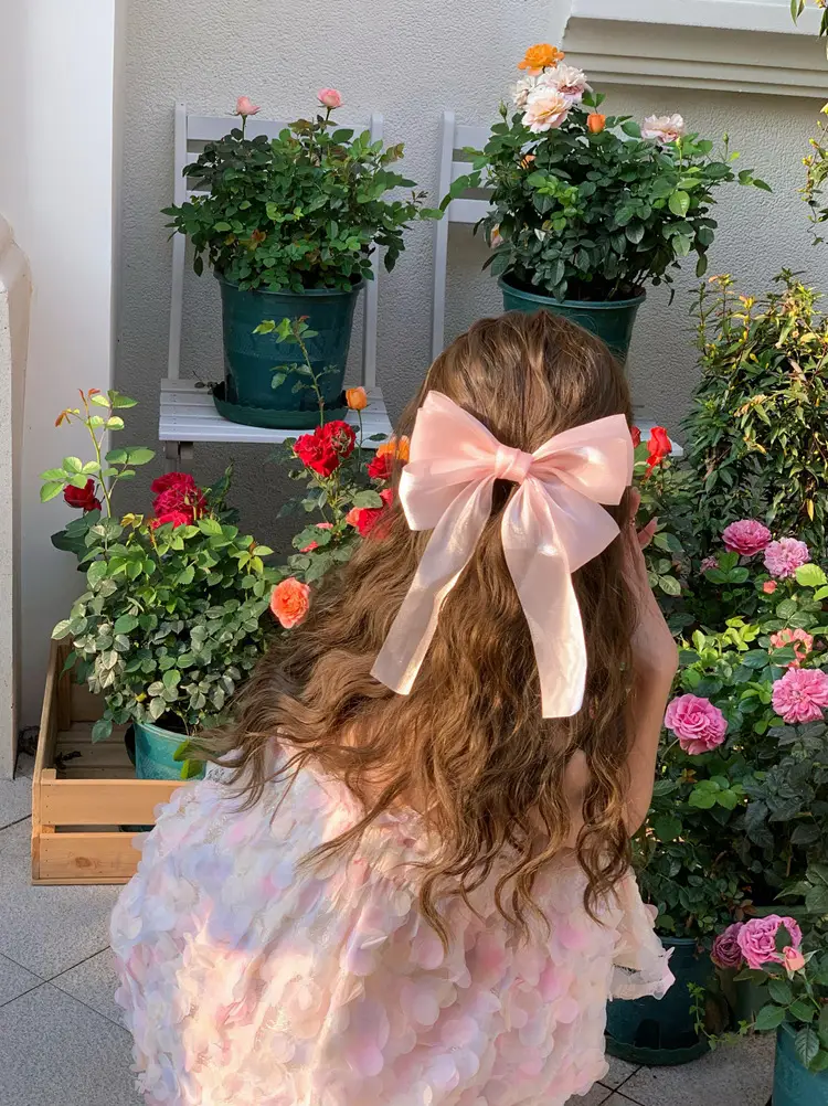 Summer Cream Bow Hairpin for Girls — feature 6