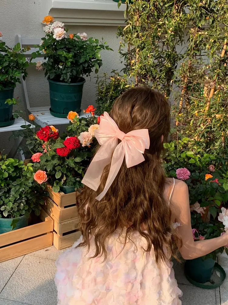 Summer Cream Bow Hairpin for Girls — feature 7