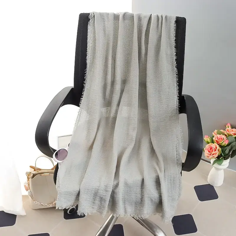 New Spring Summer Headscarf for Women Silk Tan Large - Image 12