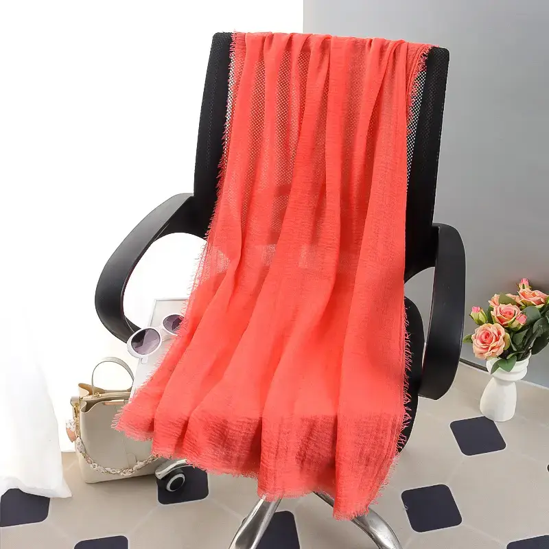 New Spring Summer Headscarf for Women Silk Tan Large - Image 4