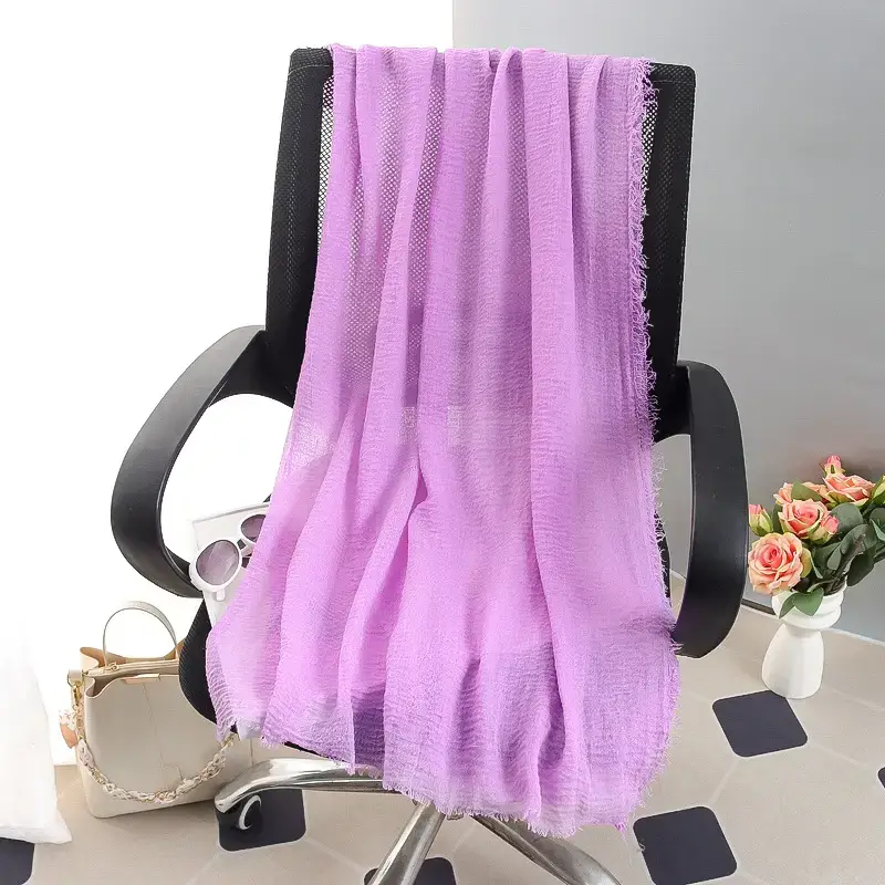 New Spring Summer Headscarf for Women Silk Tan Large - Image 45