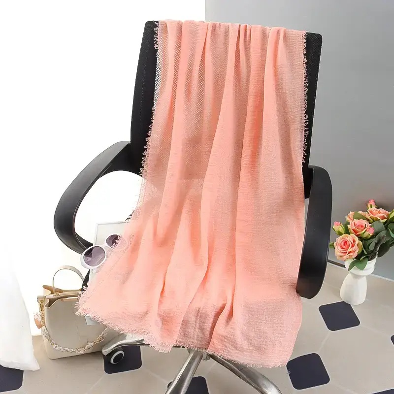 New Spring Summer Headscarf for Women Silk Tan Large - Image 6