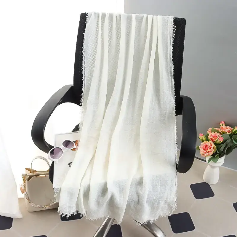 New Spring Summer Headscarf for Women Silk Tan Large - Image 8
