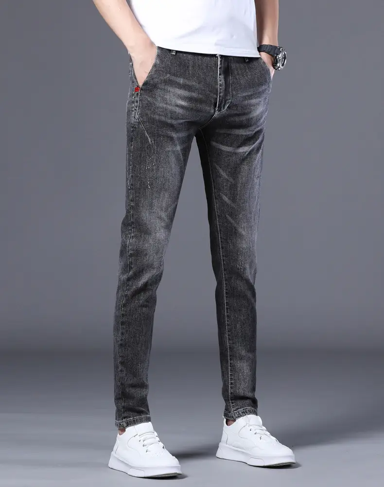 2025 Slim Fit Men's Xintang Jeans Small Feet — feature 12