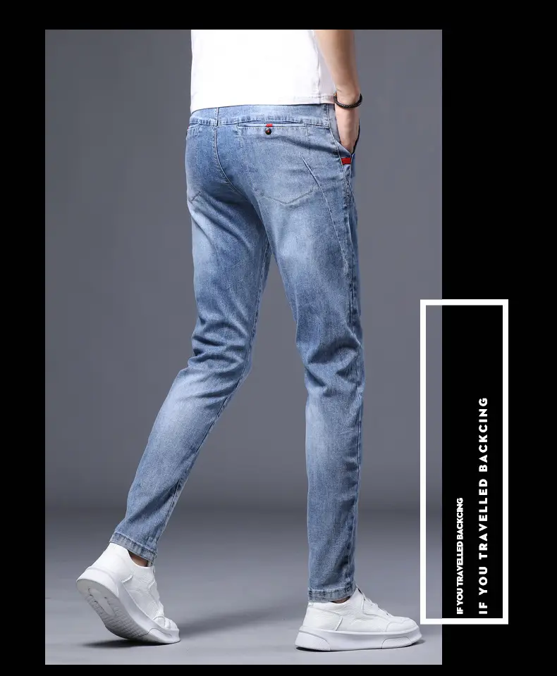 2025 Slim Fit Men's Xintang Jeans Small Feet — feature 19