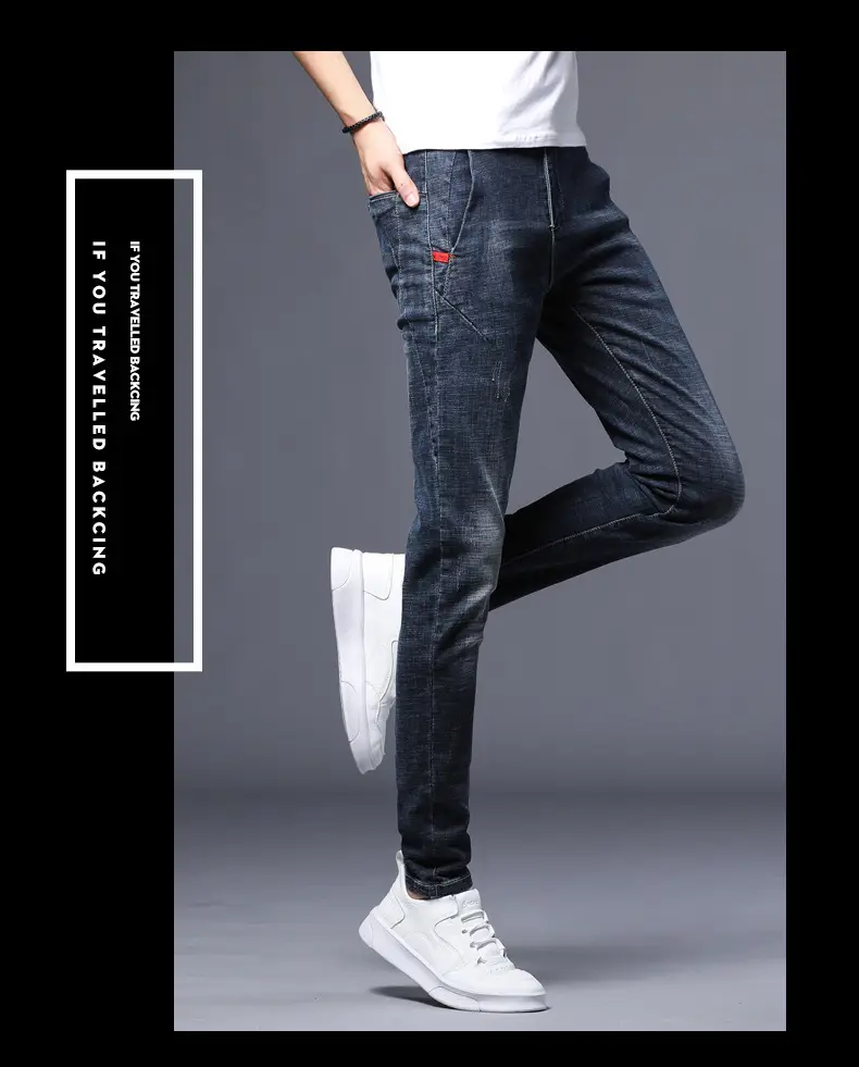 2025 Slim Fit Men's Xintang Jeans Small Feet — feature 23