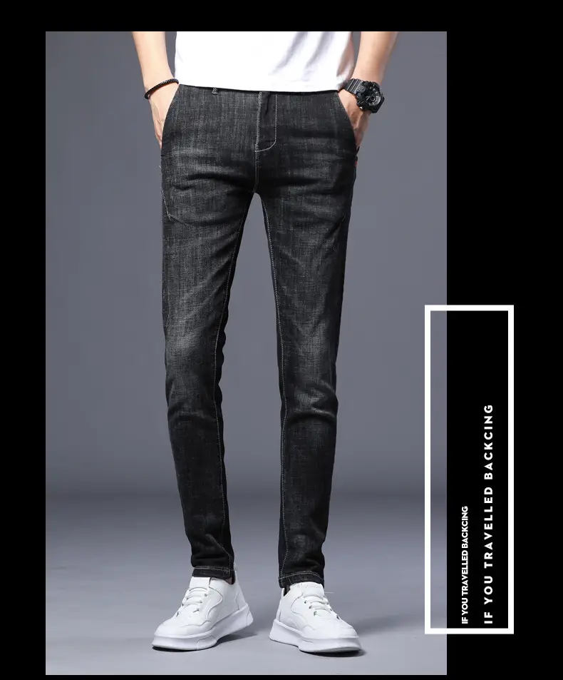 2025 Slim Fit Men's Xintang Jeans Small Feet — feature 27
