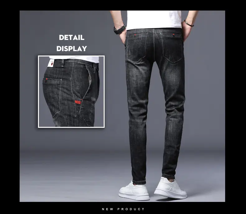 2025 Slim Fit Men's Xintang Jeans Small Feet — feature 29