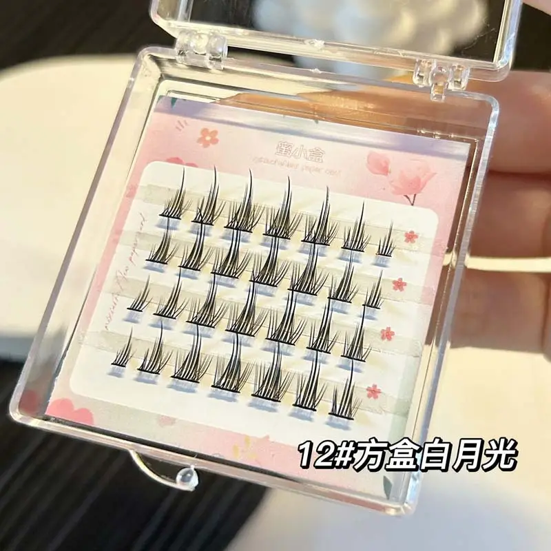 12# white moonlight false eyelashes